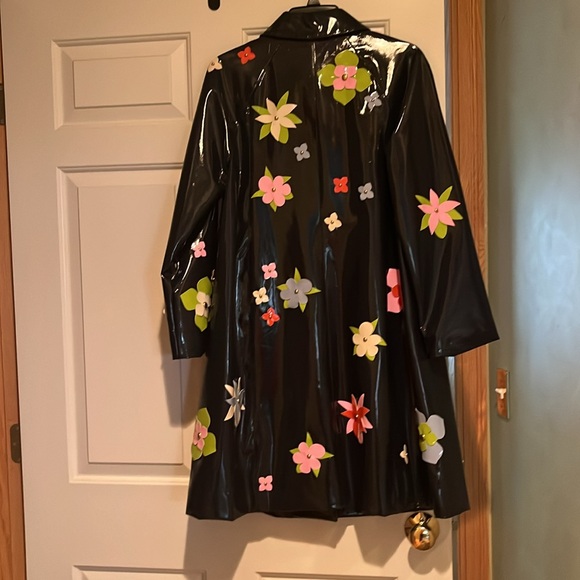 Kate Spade floral embelleshed raincoat - Picture 6 of 7